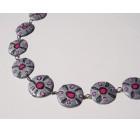 Ogrlice - ročno izdelana ogrlica z unikatnim vzorcem