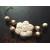 Essence of the White Blossom - a white flower bracelet