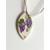 Handmade dark blue butterfly clay jewelry - a necklace and a ring