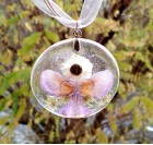 Cvetlična ogrlica - Angel, orhideja, amobium, koren