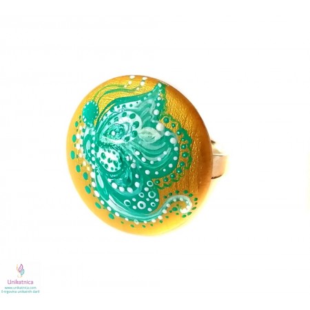 /2087-9360-thickbox/lesen-prstan-turkizno-zlat-metulj.jpg