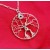 Wire Wrap Tree of Life Pendant - silver-plated wire