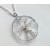 Wire Wrap Tree of Life Pendant - silver-plated wire