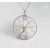 Wire Wrap Tree of Life Pendant - silver-plated wire