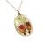 Real Flower Resin Wild Rose Pendant