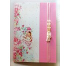 Vo&scaron;čilnica ob rojstvu deklice - roa motiv, rožice