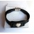 Men's pendant with a real crab sea shell - black
