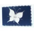 Unikatne vo&scaron;čilnice za rojstni dan, obletnice - Metulj - temno modra in biserna