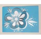 Unikatne vo&scaron;čilnice za rojstni dan, praznike - svetlo modra roža