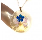 Cvetlična ogrlica - Angel, orhideja, gozdna spominčica, koren