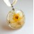 Real Flower Resin Angel Pendant - Buttercup, orchid, Angelica