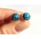 Unikatni uhani - Moder delfin