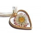 Cvetlična ogrlica - srce, marjetica