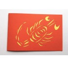 Unikatna horoskop vo&scaron;čilnica - &Scaron;korpijon, bordo rdeča