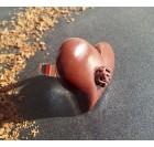 Čokoladne sanje - unikatni prstan Srce