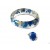 Handmade Resin Forget-Me-Not Orchid Bangle