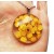 Real Flower Resin Buttercup Necklace Pendant