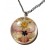 Real Flower Resin Angel Pendant - Forget-me-not, orchid, daisy