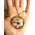 Real Flower Resin Angel Pendant - Forget-me-not, orchid, daisy