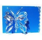 Unikatne vo&scaron;čilnice za rojstni dan, obletnice - Metulj, moder