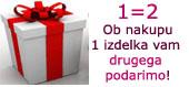 Unikatna darila - posebna decembrska ponudba - 2 za ceno 1